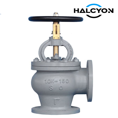 JIS F7320 Angle Type Cast steel Globe Valve